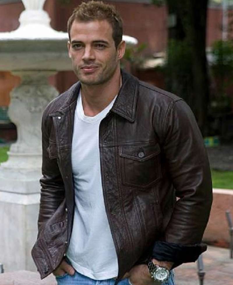 Resident Evil Final Chapter William Levy Brown Leather Jacket